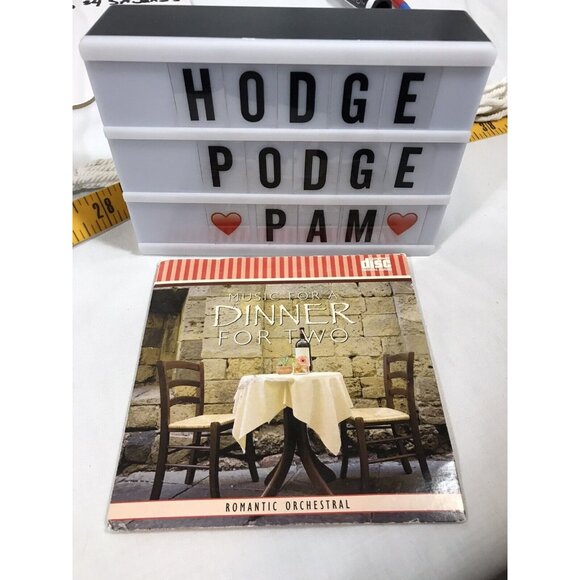 Music For A Dinner For Two Audio CD Romantic Orchestral Valentines Day Proposal - Picture 3 of 4